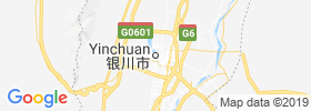 Yinchuan map